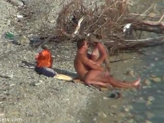 Gorgeous Duo Enjoy Good x rated film Time At Nudist Beach Spycam