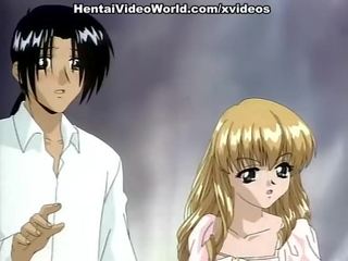 Young hentai blonde gets fucked