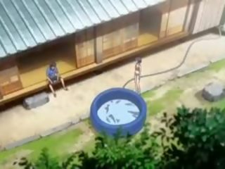 Heetste romantiek anime tonen met ongecensureerde anaal, groep