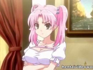 Mosaic: Crazy hentai adolescent has hard adult video