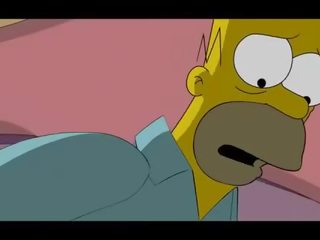 Simpsons hentai homer mengongkek marge