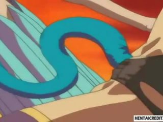 Hentai querido fodido por tentáculos