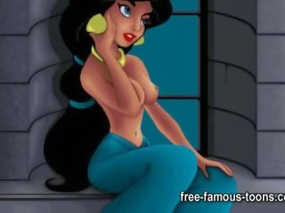 Aladdin a jasmín špinavý klip parodie